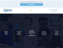 Tablet Screenshot of liguecontrelobesite.org